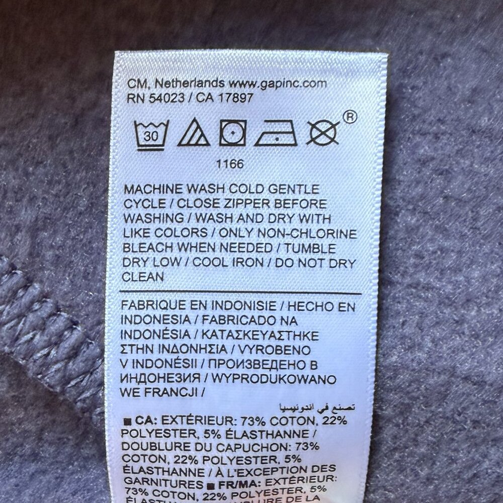 ATHLETA Forever Fleece 1/2 Zip Hoodie Size L NEW NWT Sweatshirt Twilight Purple - Picture 14 of 15